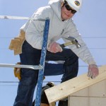 man on ladder