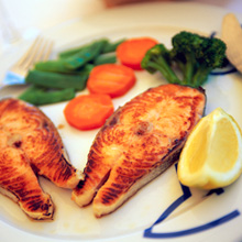Fish contain DHA an Omega 3 fatty acid