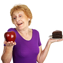 sugar cake or apple