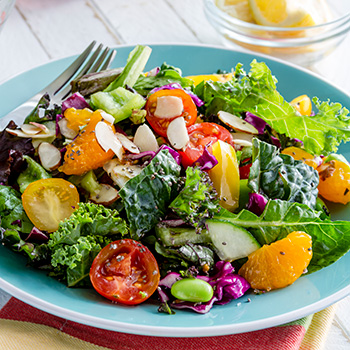 Salad rich in Lutein and Zeaxanthin
