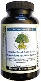 Dr. Grossman's Whole Food Organic Superfood Multi-Vitamin 120 Vcaps