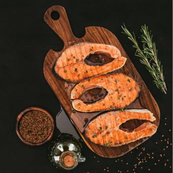 salmon is high in astaxanthin
